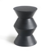 Столик Прикроватный из мангового дерева Calendes единый размер черный AM.PM  фото, kupilegko.ru